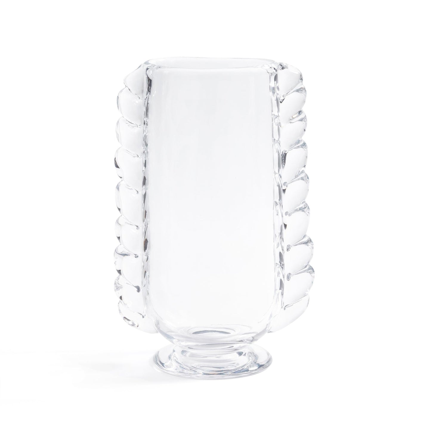 Vintage Braided Glass Vase - Clear - Vases by Carlyle Avenue