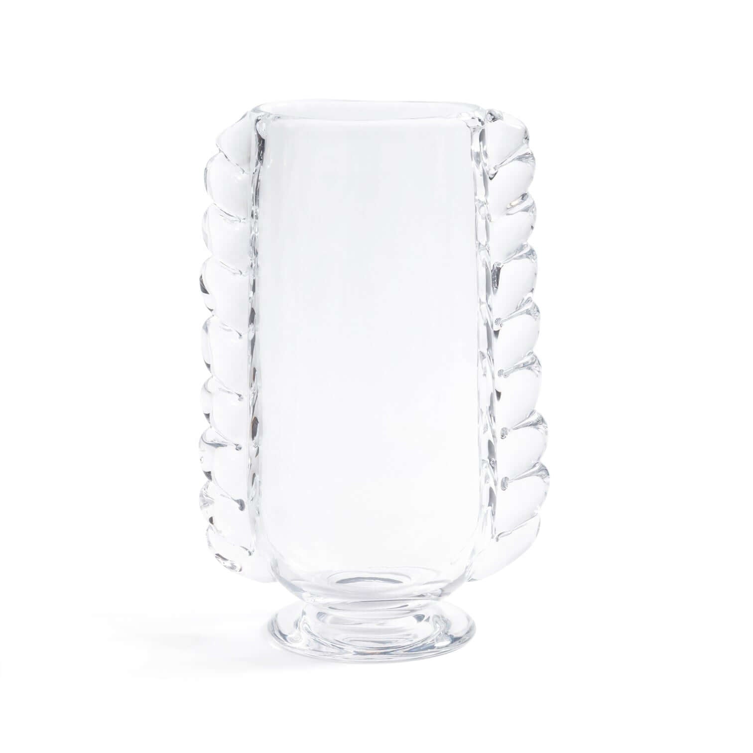 Vintage Braided Glass Vase - Clear - Vases by Carlyle Avenue