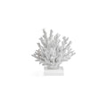 White Resin Coral on Acrylic Base