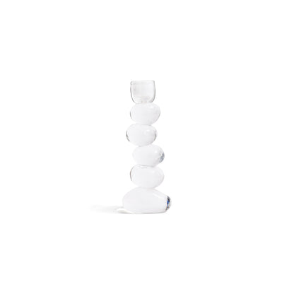 Ice Stone Glass Taper Holder