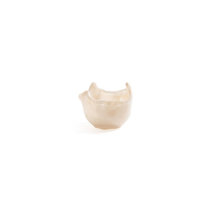 Wavy Bowl Glass Tealight Holder