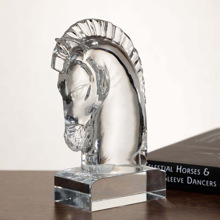 Heritage Crystal Horse Head