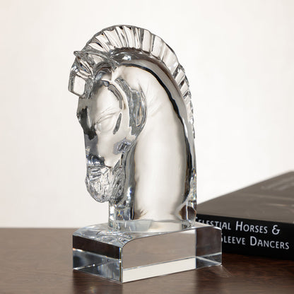 Heritage Crystal Horse Head