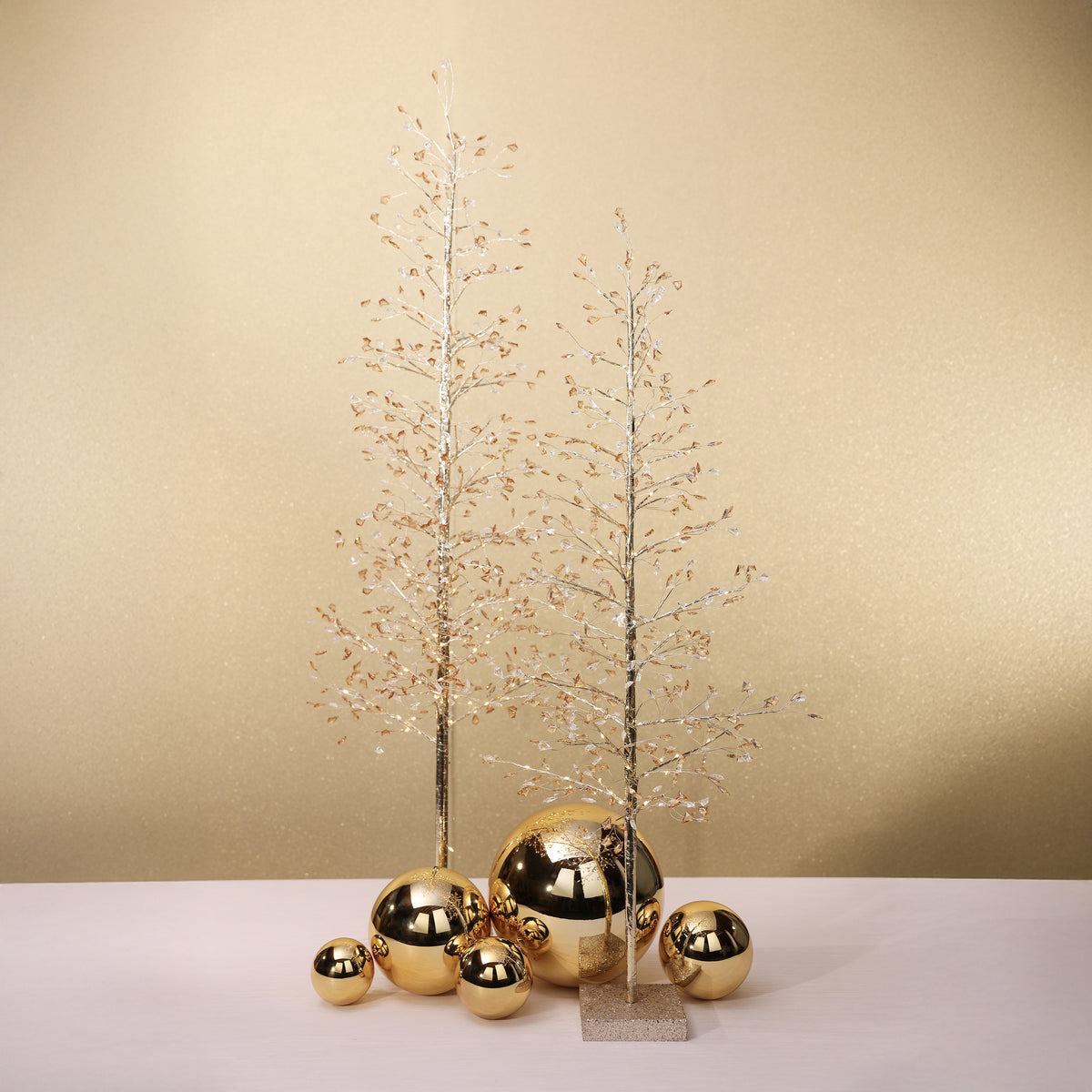 Golden LED Tree