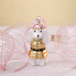 Après-Ski Poodle Glass Ornament, Set of 6