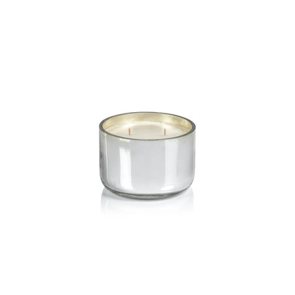 Siberian Fir Scented Candle Jar - Silver - Candles by Carlyle Avenue