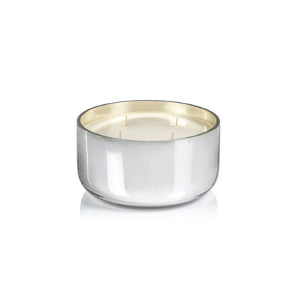 Siberian Fir Scented Candle Jar - Silver - Candles by Carlyle Avenue