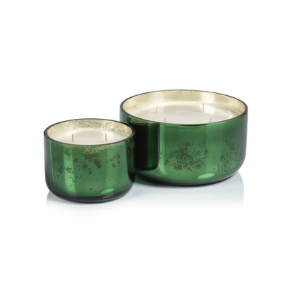 Siberian Fir Scented Candle Jar - Green - Candles by Carlyle Avenue