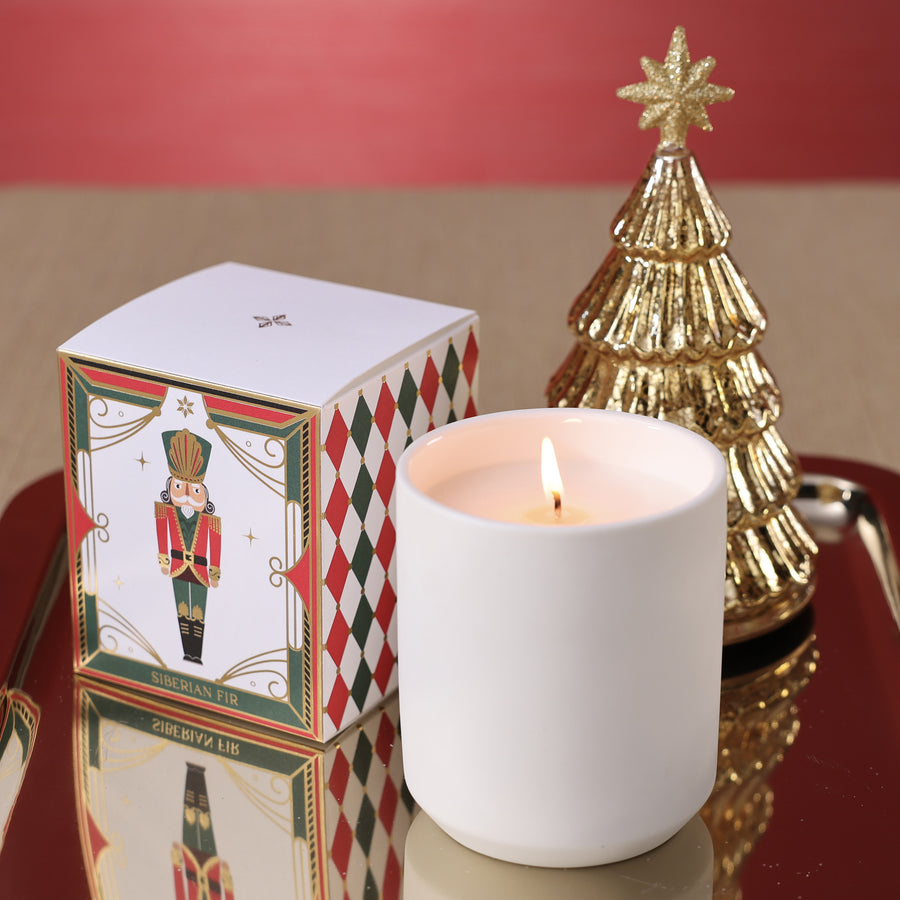 Nutcracker Candle - Siberian Fir, 10 oz