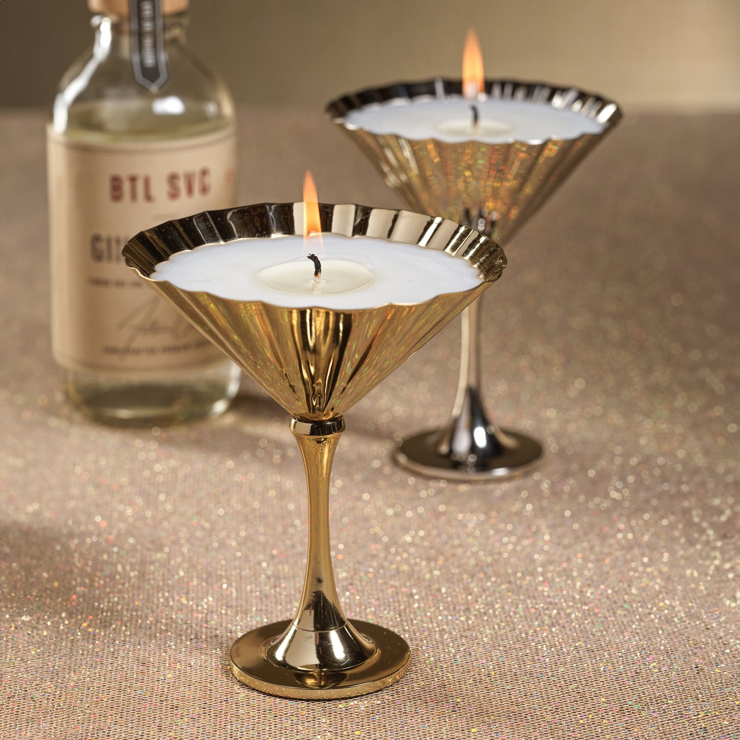 Vendôme Scented Martini Candle - Gold