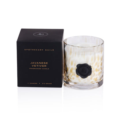 AG Opal Glass Candle - Mocha - Javanese Vetiver - Candles by Carlyle Avenue