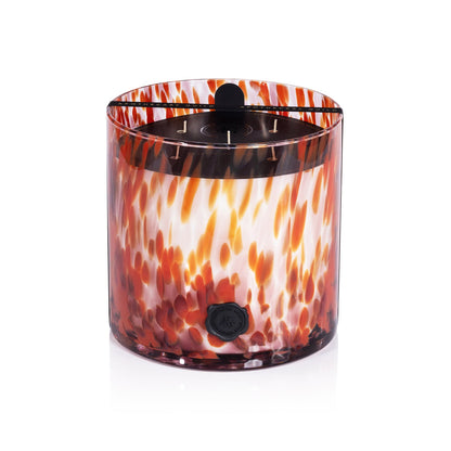 AG Opal Glass Candle - Red - Cardamom Negroni - Candles by Carlyle Avenue