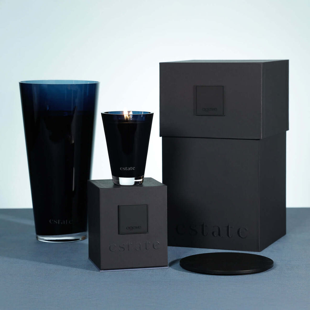 Estate Candle Collection - Navy Blue - Agave - Candles by Carlyle Avenue