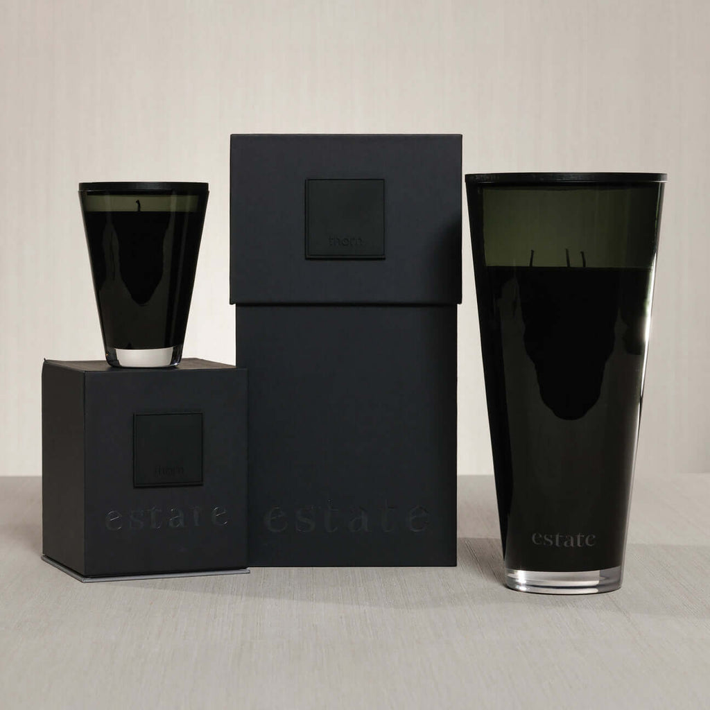 Estate Candle Candle Collection - Green, Cypress - Candles by Carlyle Avenue