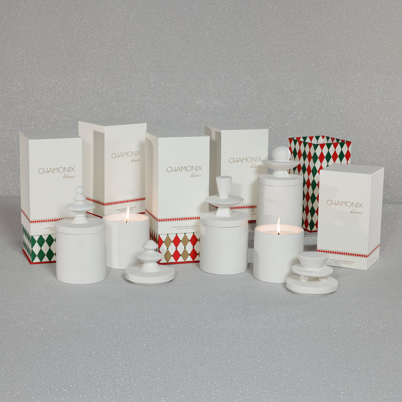 Chamonix Blanc Candle - Set of 5 Assorted