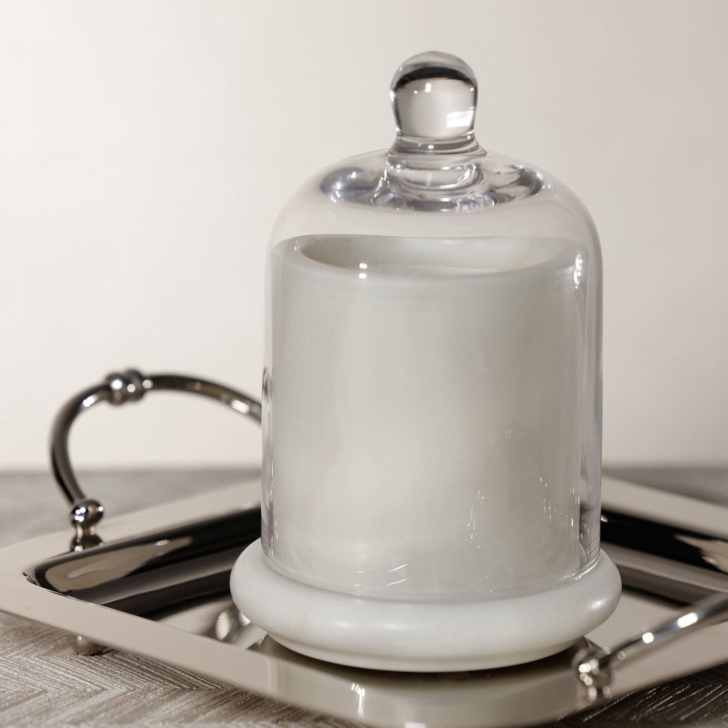 Marbella Scented Candle Jar with Cloche - PREORDER