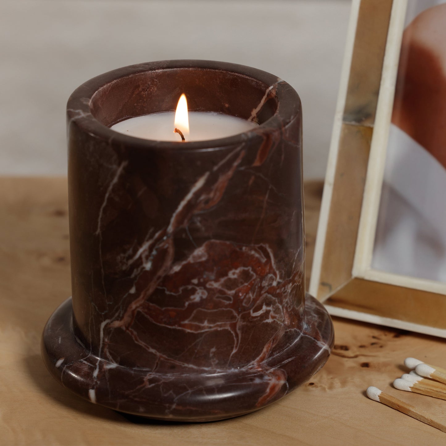 Marbella Scented Candle Jar with Cloche - PREORDER