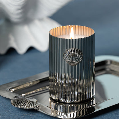 Cap Ferrat Fan Shell Design Candle in Gift Box