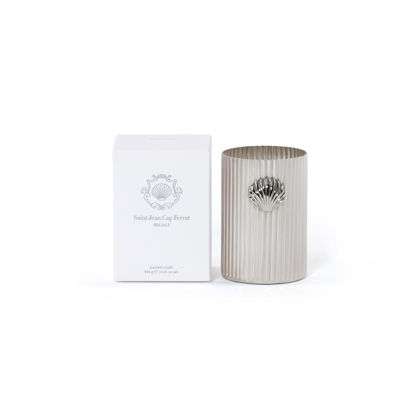 Cap Ferrat Fan Shell Design Candle in Gift Box