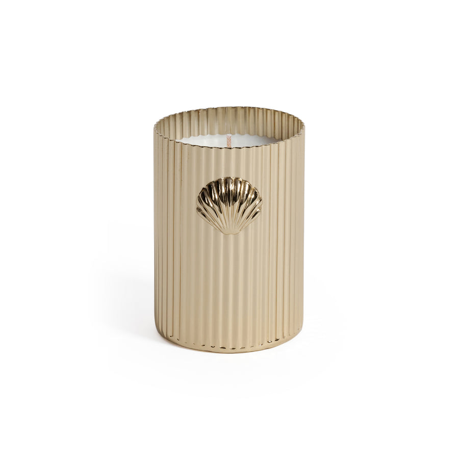 Cap Ferrat Fan Shell Design Candle in Gift Box