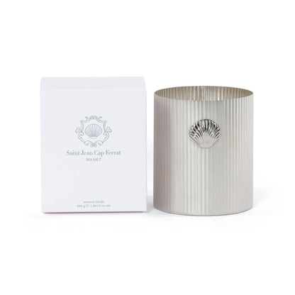 Cap Ferrat Fan Shell Design Candle in Gift Box