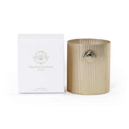 Cap Ferrat Fan Shell Design Candle in Gift Box