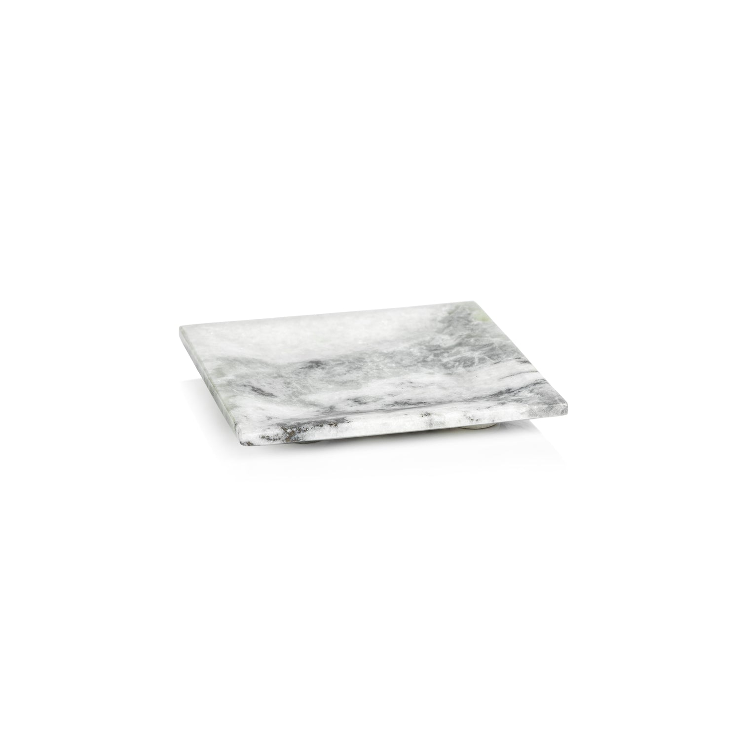 Palomar Marble Tray - White Gray - Trays by Carlyle Avenue