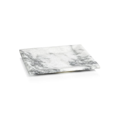 Palomar Marble Tray - White Gray - Trays by Carlyle Avenue