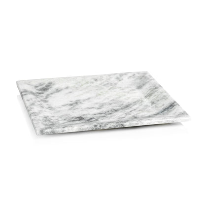 Palomar Marble Tray - White Gray - Trays by Carlyle Avenue