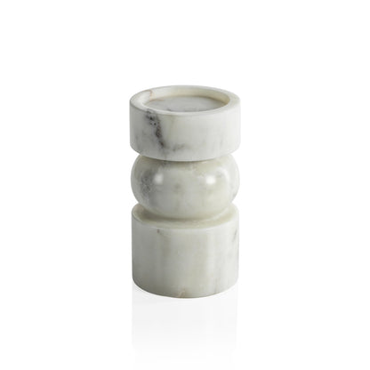 Marmar Marble Pillar Holder - Candle Holders by Carlyle Avenue