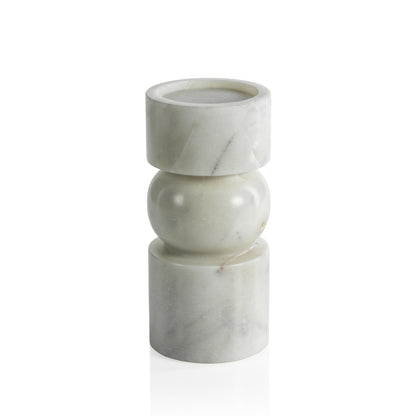 Marmar Marble Pillar Holder - Candle Holders by Carlyle Avenue