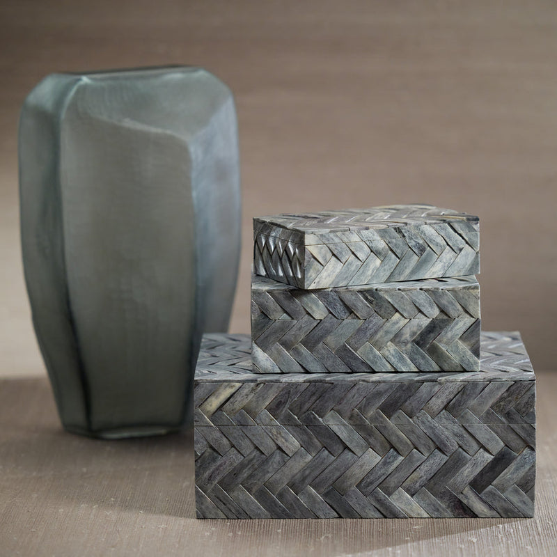 Mayfair Woven Bone Boxes - Picture Frames by Carlyle Avenue
