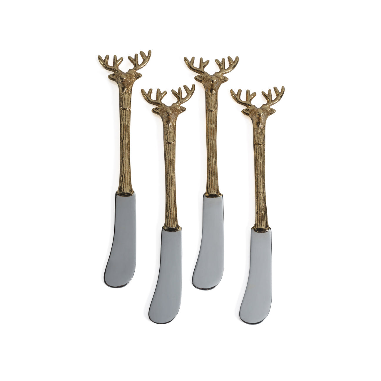 Set of 4 Stag's Head Butter Knives - Tableware by Carlyle Avenue