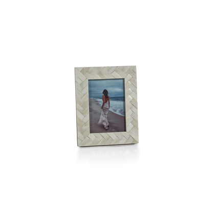 Bone Braided Photo Frame - Picture Frames by Carlyle Avenue