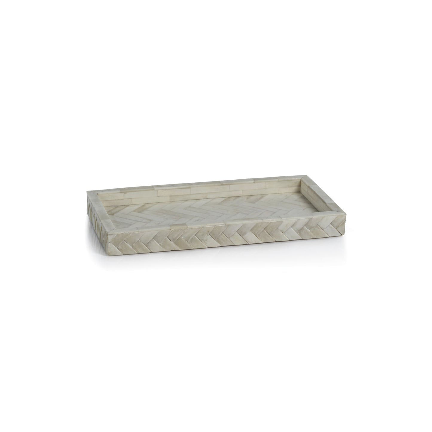 Bone Braided Tray - Small