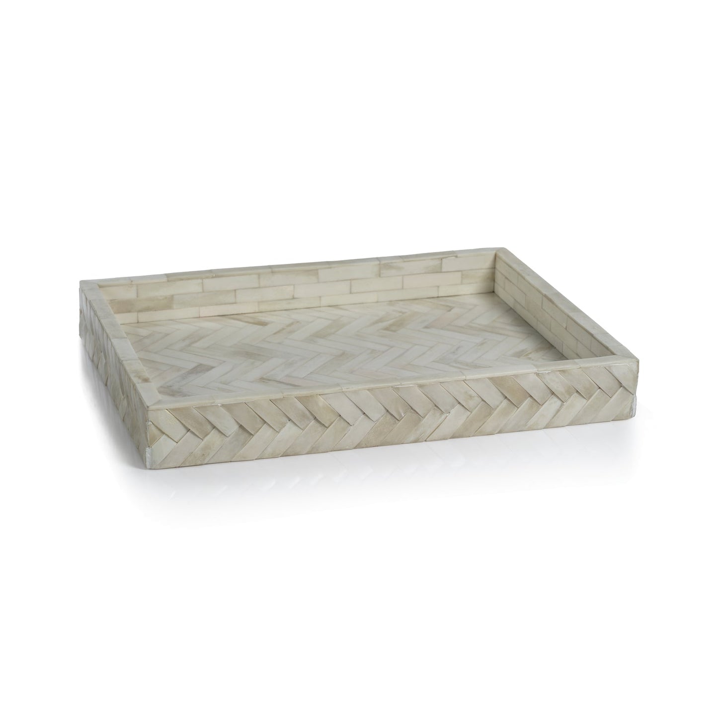 Bone Braided Tray - Large