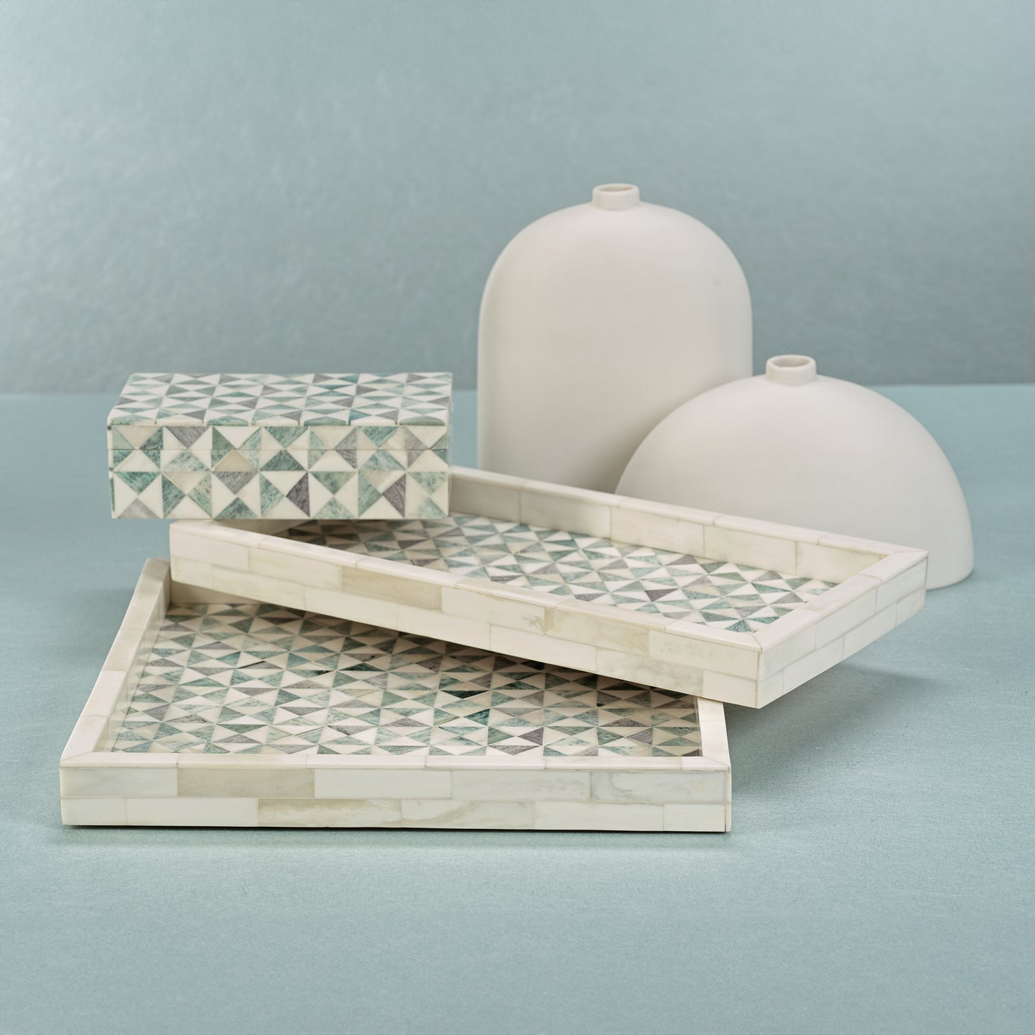 Martinez Bone Tray - Trays by Carlyle Avenue