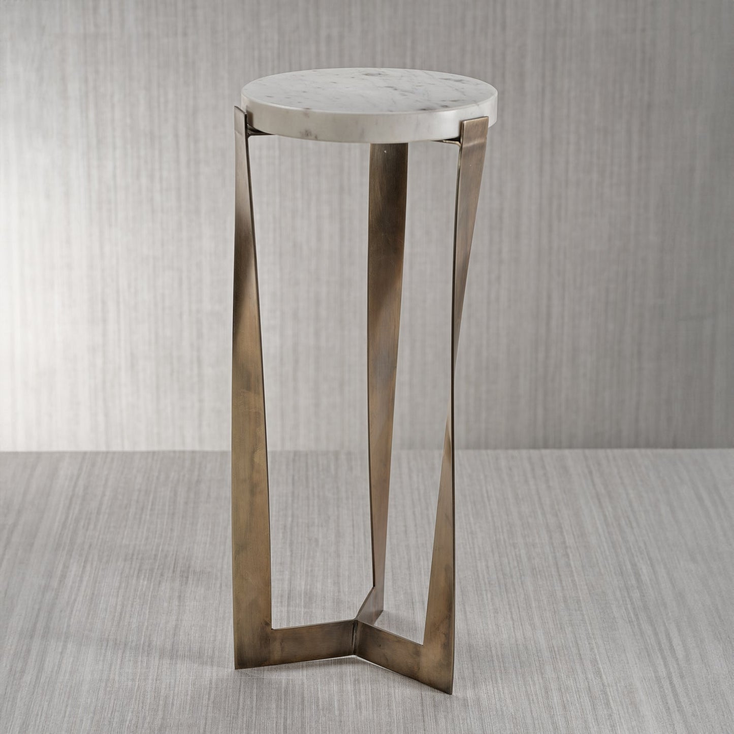 Costa Marble on Antique Brass Cocktail Table