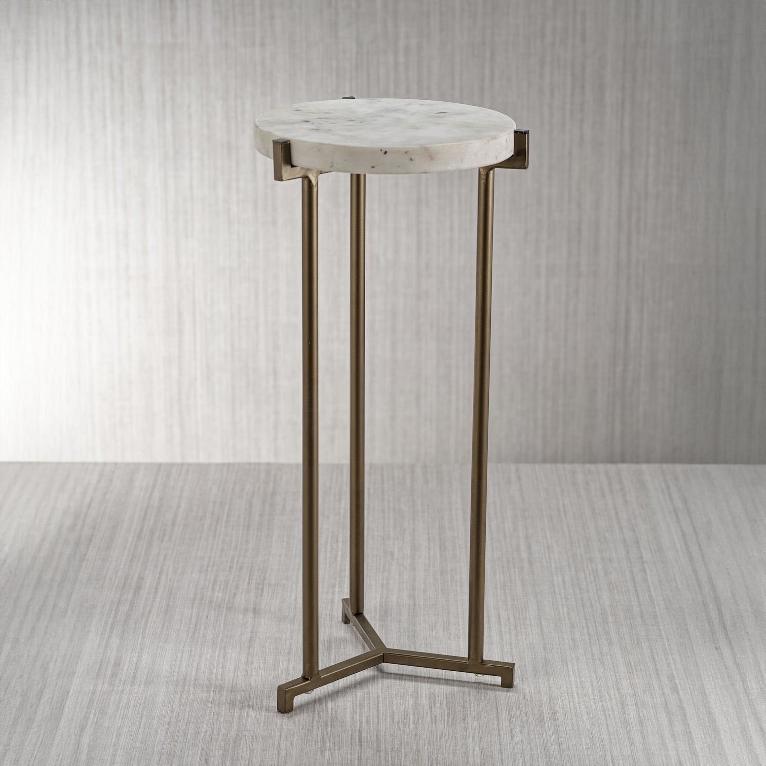 Rica Marble on Antique Brass Cocktail Table