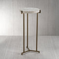 Rica Marble on Antique Brass Cocktail Table - Furniture by Carlyle Avenue