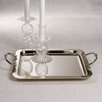 Manetta Steel & Brass Tray - Polished Gold - 5 sizes - Trays by Carlyle Avenue