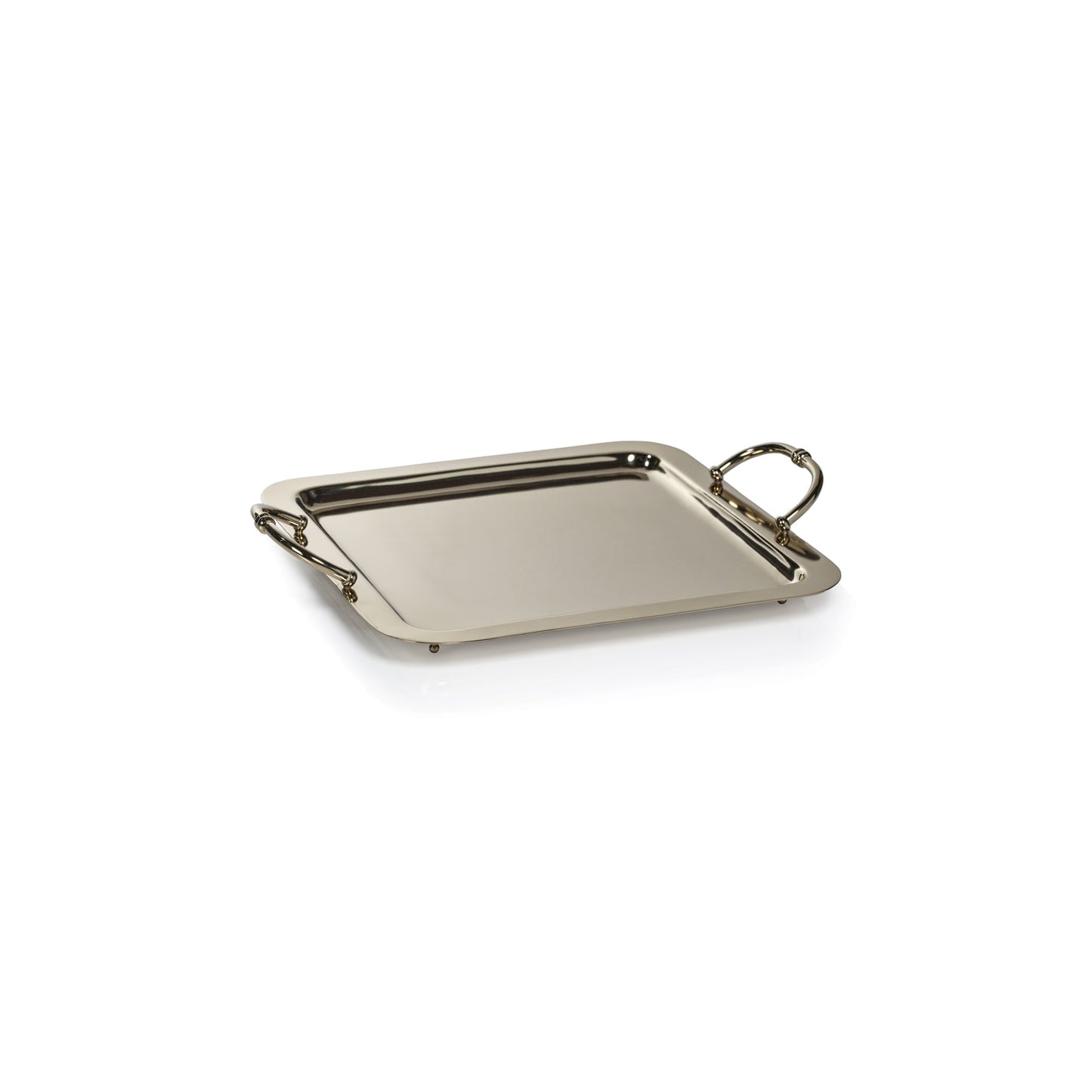 Manetta Steel & Brass Tray - Polished Gold - 5 sizes