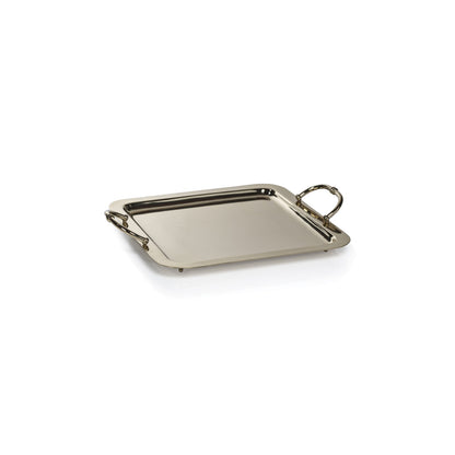 Manetta Steel & Brass Tray - Polished Gold - 5 sizes - Trays by Carlyle Avenue