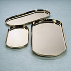 Park Lane Oval Tray - Gold - Trays by Carlyle Avenue