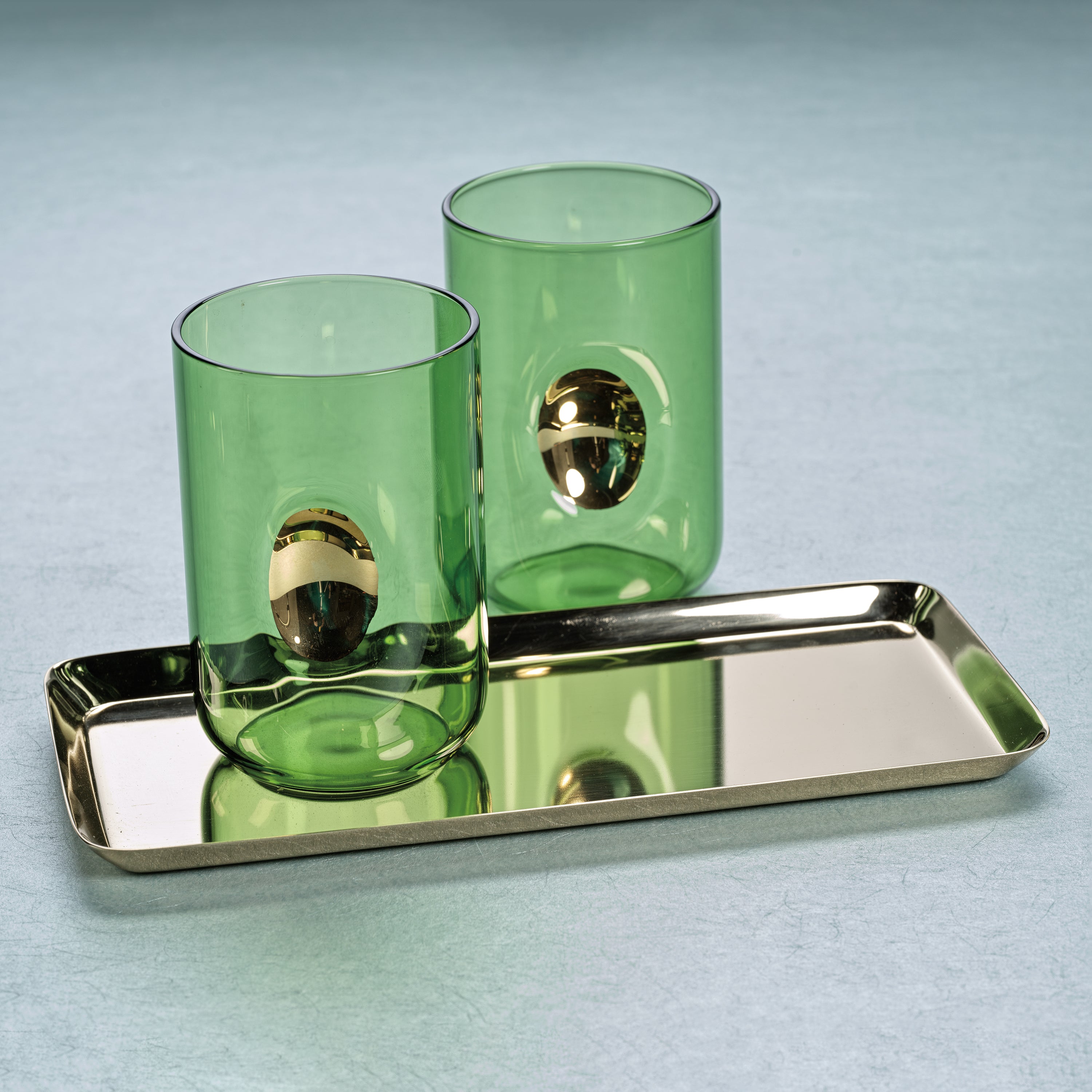 Park Lane Rectangle Tray - Gold - Trays by Carlyle Avenue