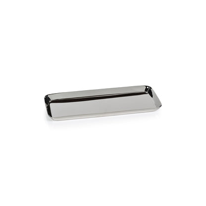 Park Lane Rectangle Tray - Polished Nickel - Trays by Carlyle Avenue