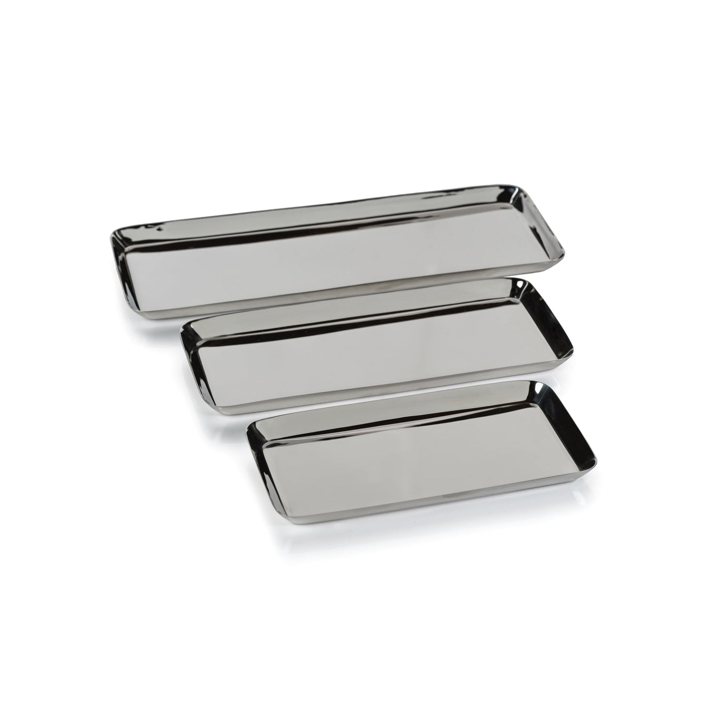 Park Lane Rectangle Tray - Polished Nickel