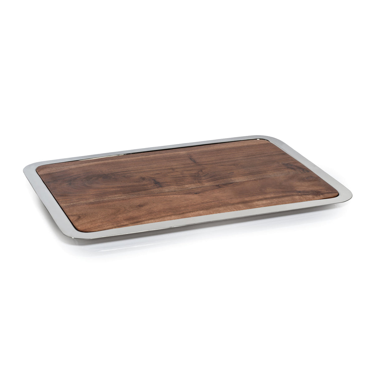 Brasserie Steel and Acacia Wood All-In-One Gastronomy Board - Trays by Carlyle Avenue