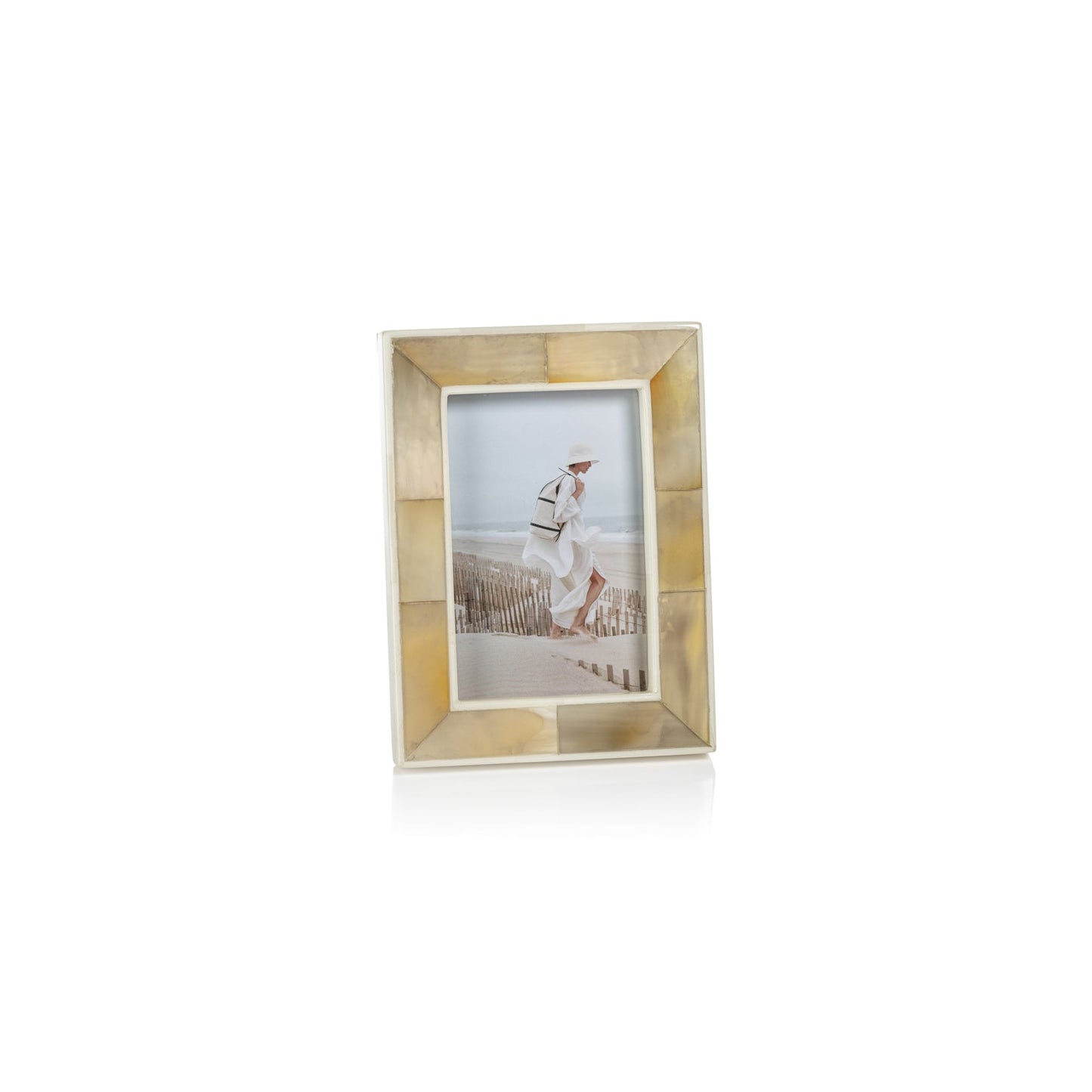 Natural Horn and Bone Photo Frame