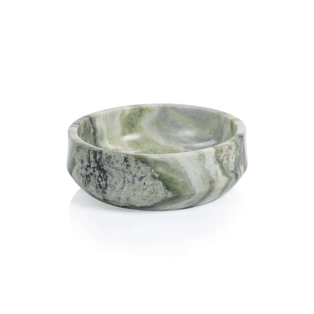 Green Onyx Marble Bowl - Decorative Bowls by Carlyle Avenue
